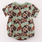 Camouflage print boy bubble