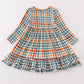 Green plaid mom&me dress