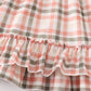 Green watercolor plaid mom&me dress