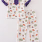 Purple geaux tiger girl pajamas set