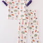 Purple geaux tiger girl pajamas set