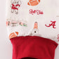 Maroon roll tide football boy set