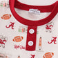 Maroon roll tide football boy set