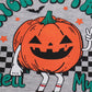 Halloween pumpkin boy romper