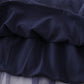 Navy character print ruffle tutu dress