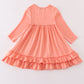 Pink ruffle girl dress