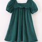 Forest velvet mom&me dress