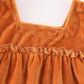 Caramel velvet mom&me dress