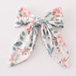 Green floral girl hair sailor bow