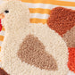 Yellow stripe thanksgiving turkey french knot boy top