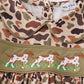 Camouflage puppy embroidery girl set