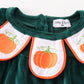 Forest velvet pumpkin embroidery girl bubble