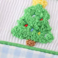 Blue christmas tree french knot smocked boy jonjon