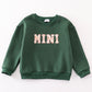 Forest MAMA&MINI applique fleece mom&me sweatshirt