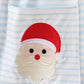 Blue stripe christmas santa claus embroidery men pajamas pants