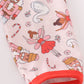 Red nutcracker girl pants set