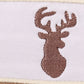 Brown stripe antler embroidery boy bubble