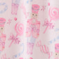 Pink nutcracker print women pajamas pants