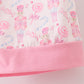 Pink nutcracker print women pajamas pants