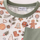 Merry christmas print boy pajamas set