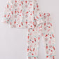 Christmas nutcracker print boy pajamas set