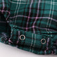 Green plaid boy button down bubble