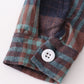 Brown plaid boy button down shirt