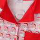 Pink christmas santa claus women pajamas set