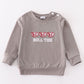 Grey roll tide embroidery boy top