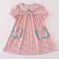 Floral Delight Peter Pan Collar girl dress