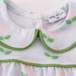 Floral bow print girl bloomer set