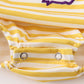 Yellow tiger embroidery LSU boy bubble