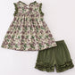 Camouflage print girl set