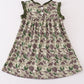 Camouflage print girl dress