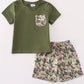 Camouflage print boy set