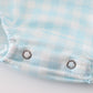 Blue gingham boy bubble