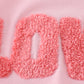 Pink valentine's day love french knot mom&me top