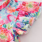 Tropical Bloom print girl bloomer set