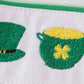 Green lucky clover embroidery boy jonjon