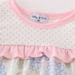 Pink Blossom Serenity print girl bloomer set