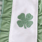 Green clover embroidery girl set