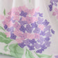 Purple hydragena print girl bloomer set