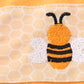 Yellow bee embroidery boy bubble