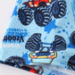 Monster truck print boy set