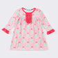 Pink christmas trees girl dress