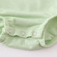 Green pumpkin baby romper