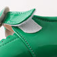 Green bow mary jane shoes