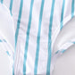 Blue stripe strap girl swimsuit one piece UPF50+