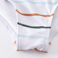 Organic rainbow stripe strap girl swimsuit one piece UPF50+