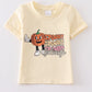 Halloween pumpkin spooky girl top